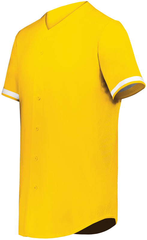Augusta Sportswear Youth Cutter+ Full Button Baseball Jersey